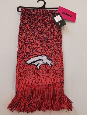NFL Denver Broncos Winter Scarf NWT